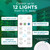Brilliant Evolution LED Tap Light Push Lights with Remote - 6-Pack Battery Operated Under Cabinet Lights - Stick On Puck Lights for Kitchen, Closet, and Night Lighting - Wireless Warm White, 55 Lumens