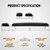 Partsam 3Pcs Smoked Lens Amber Cab Marker Lights Replacement for Silverado/Sierra 1500 2500 3500 2015 2016 2017 2018 2019 Amber 30 LED Cab Roof Top Clearance Marker Running Lights Lamps w/Wiring Pack