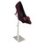 VIDAYA Silver Shoe Display Stand, Stainless Steel Shoe Display Risers Stand