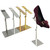 VIDAYA Silver Shoe Display Stand, Stainless Steel Shoe Display Risers Stand