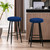 Deisy Dee 4PCS Round Bar Stool Seat Covers Stretch Round Chair Covers for 13-16 Inch Stool Chair (Navy)