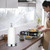 KASUNTO Crystal Ball Paper Towel Holder - Steel Stand for Countertops & Tables, Fits Standard & Jumbo Rolls, Polished Chrome