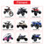 GREHUA 3 Bolt Starter Motor & Solenoid Relay Compatible with Tao tao Coolster 125cc 110cc 50cc Coleman Kazuma Baja Vitacci 4 Wheeler Quad Chinese ATV Parts Sandrail Roketa SSR Lifan Go Kart Pit Bike