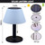 shumi Solar Table Lamp Outdoor, Indoor Light 3 Lighting Modes Waterproof