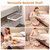 KIWIFOTOS Under Mattress Bedside Shelf for Box Spring Platform Bed Tray
