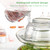 Anjetan 1.5L/2.5L/4.5L Glass Fermenting Jar, Large Capacity Sealed Pickle Jar, (C 4.5L/158oz)