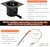 Upgraded 2.0 RPM Auger Motor, Fire Burn Pot & Grill Ignitor, Induction Fan