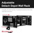 VPZMT Tour Pack Wall Mount Bracket, Storage Rack for Harley Touring