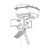 VPZMT Tour Pack Wall Mount Bracket, Storage Rack for Harley Touring