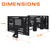 VPZMT Tour Pack Wall Mount Bracket, Storage Rack for Harley Touring