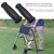 Rollator Hand Grips Replacement for Elderly & Disabled Rolling Walker Handle Cushions Compatible with 0.9"-0.95" ID Handle, 2 Pcs ﻿ (Black-B)