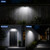 Aolyty Solar Lights for Lighting & Warning, White Light, Red & Blue Strobe