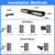 Aolyty Solar Lights for Lighting & Warning, White Light, Red & Blue Strobe