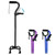 KingPavonini Adjustable Walking Cane for Men & Women, Stable 4-Prong Base