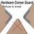 Acocony 11x17 Clipboard Landscape with Metal Corners 1-Pack