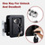 Naissian Camper Door Lock + 1-1/8" RV Stroage Cam Lock Set,Deadbolt Lock for Entry Side Door Lock with Handle, Travel Trailer Security Door Latch, Black,Pack of 1+ 5 Cam Locks,6 Keyed Alike