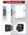 Naissian Camper Door Lock + 1-1/8" RV Stroage Cam Lock Set,Deadbolt Lock for Entry Side Door Lock with Handle, Travel Trailer Security Door Latch, Black,Pack of 1+ 5 Cam Locks,6 Keyed Alike