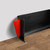 FONUNO Vinyl Wall Base Rubber Baseboard Molding Trim Self Adhesive 4" Wide