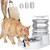 RIZZARI 5L Cat Water Dispenser: Stainless Steel Bowl for Daily Hydration