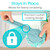 Vive Long Handled Loofah on a Stick - Mesh Back Sponge for Bath, Reusable
