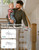 Babelio No Bottom Bar Baby Gate, 28" H x 26-43" W, White