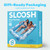 SLOOSH Inflatable Tanning Pool Lounger Float, 85" x 57" Extra Large Pool Floats Adult with Pillow, 4 in 1 Suntan Tub Raft Floatie,Sunbathing Bed Lounge for Water Blow Up Ball Pit Party Gifts, XL-Blue