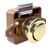 SQXBK Keyless Push Button Catch Door Knob Lock Push Button Catch Lock for RV Caravan Cabinet Boat Motor Home Cupboard,Brown Gold