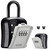 Puroma Key Lock Box Outdoor 4 Digit Code Combination Lockbox House, 1 Gray