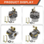 K241 K301 Carburetor with Gasket Replacement for Kohler 47 853 23-S 10HP 12HP Ca