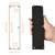 MOROBOR Zinc Alloy Flush Pull Handles, 2pcs Embedded Sliding Door Handle with Hidden Screws, 7.95'' Modern Simple Door Pull Handle for Sliding Barn Drawer Cupboard Wardrobe/Matte Black