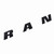 2pack King Ranch Emblems Side Fender Letter Kingranch Sticker Badge 3D Logo Replacement for 150 250 350 (Matte Black)