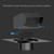 Hon&Guan 6 Inch Removable Roof Vents Roof Dryer Vent Cap for Houses Galvanized Steel 6 Inch Exhaust Vent for Ventilation System-with Damper, Black.