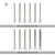 EMENTOL 12PCS 3/8" Drive Extra Long Torx Bit Socket Set, CR-V, S2 Steel, 5.9" Length Star Bit Socket Set, T10 - T60