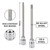 EMENTOL 12PCS 3/8" Drive Extra Long Torx Bit Socket Set, CR-V, S2 Steel, 5.9" Length Star Bit Socket Set, T10 - T60