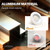 POWERASIA 12 Pack 5/6 Inch LED Metal Recessed Lighting with Night Light
