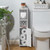 H HUIYKALY Toilet Paper Holder Small: No Drill Bathroom Storage for Renters