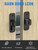 MeBantoo 90/180 Degree Flip Barn Door Lock, Protect Privacy - Security Sliding Door Latch, Small Gate Latches Hardware for Barn, Garden, Bathroom, Cabinet, Window (Black-1PC)