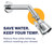 HammerHead Metal Shower Head Shut Off Valve, Shower Head Flow Restrictor