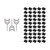 50PCS USB-A Port Blockers with 3 Keys-Removable Type-A Data Protection - Dust & Moisture Resistant Shield for Laptops, PCs, Gaming Devices & Tamper Protection (Black)