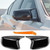 Glossy Black Mirror Caps for 2014-2023 Infiniti Q50 - 1Pair (Left-Right)