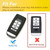 QIXIUBIA for Acura Key Fob Cover Key Fob Shell with Keychain Fit for 2014-2021 Acura ILX MDX RDX RLX TLX KR537924100 (for Acura A, Black)