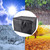 Amberr Fire pit cover,600D Heavy Duty fire pit cover square,Waterproof outside firepit covers, All weather Resistant (Square - 32”L x 32”W x 16”H)