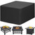Amberr Fire pit cover,600D Heavy Duty fire pit cover square,Waterproof outside firepit covers, All weather Resistant (Square - 32”L x 32”W x 16”H)