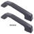 MOTOKU Set of 2 Black Front Hood Handles for Hummer H2 2003-2009