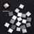 SATINIOR 3000 Pcs Disco Ball Mirror Tiles Self Adhesive for Crafts 5 x 5 mm Small Disco Tape Ball Stickers Square Mosaic Tiles Mirror Pieces for DIY Craft Party Decor
