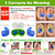 WaterDam A-Series Swimming Ear Plugs Ultra Comfy Great Waterproof Earplugs (Mixed Sizes, Size 1A+1: Toddler Little Kids 10m-6yrs & ExtraSmall Ear Women&Teens)
