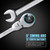 LOSCHEN】1PCS 5/16 Open Flex-Head Ratcheting Wrench, SAE Ratcheting Spanner with 72 Teeth, Chrome Vanadium Steel Tubing Ratchet Spanner
