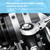 LOSCHEN】1PCS 5/16 Open Flex-Head Ratcheting Wrench, SAE Ratcheting Spanner with 72 Teeth, Chrome Vanadium Steel Tubing Ratchet Spanner