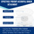 libre 3 plus sensor covers waterproof-40 Pack Freestyle Adhesive Patches, Transparent Precut CGM Overpatch Tape Lasting to 14 Days Protect Your Sensor, Without Hole & No Glue On The Center -GTAGKOMMEN