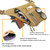 Concealed Carry Sling Bag for Men, Chest Holster Bag of Pistols Anti-Thief Crossbody Daypack Personal Pocket Sling Pack